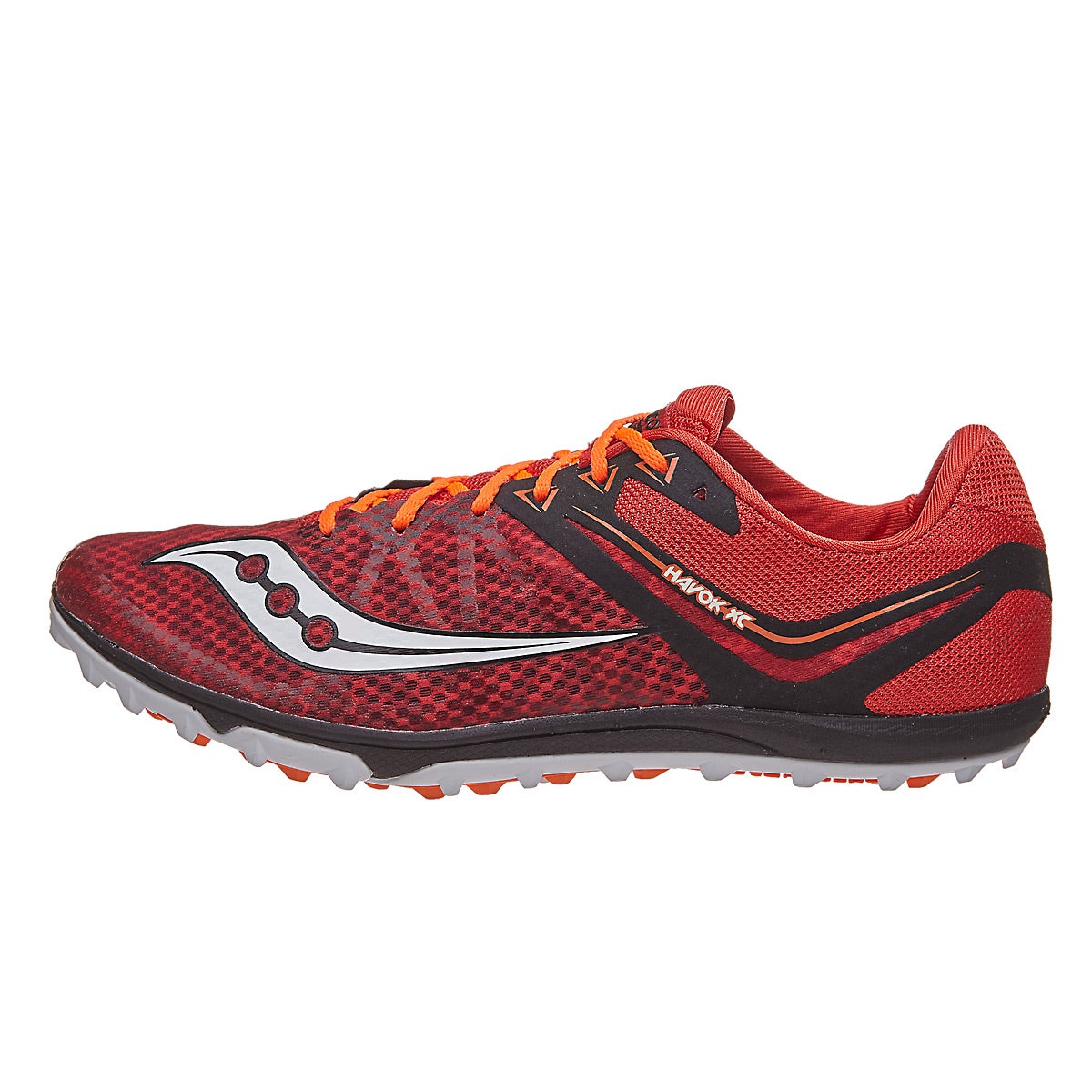 Saucony Havok XC Men's Spikes Red 360° View | Running Warehouse