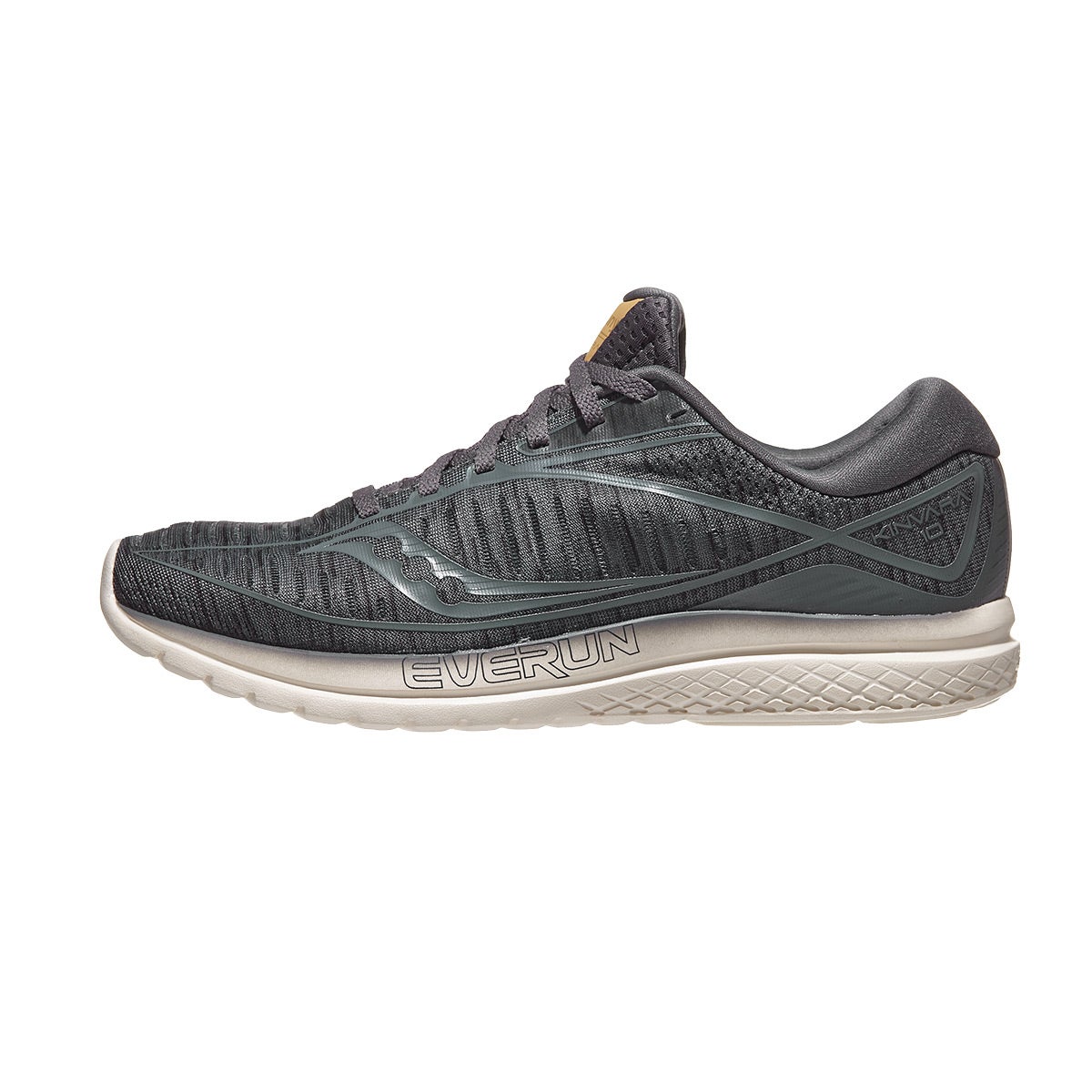 Saucony Kinvara 10 Men's Shoes Gunmetal Shade 360° View Running Warehouse