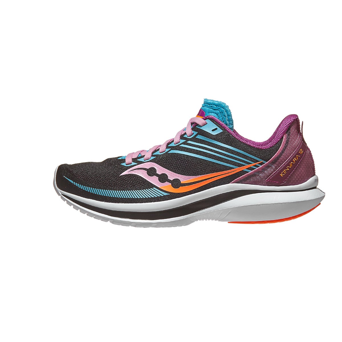 Saucony Kinvara 12 Women's Shoes Future Black 360° View | Running Warehouse