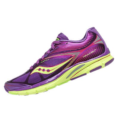 Saucony Kinvara 4 Women's Shoes Purple/Pink/Citron 360° View | Running ...