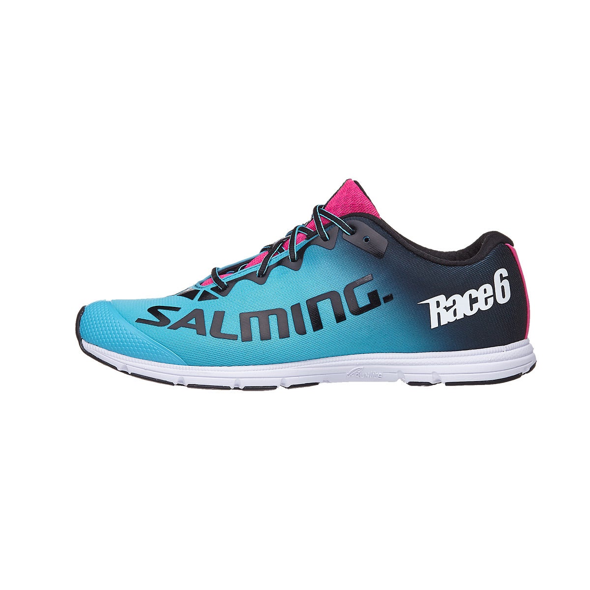 Salming Race 6 Women's Shoes Blue Atoll 360° View Running Warehouse