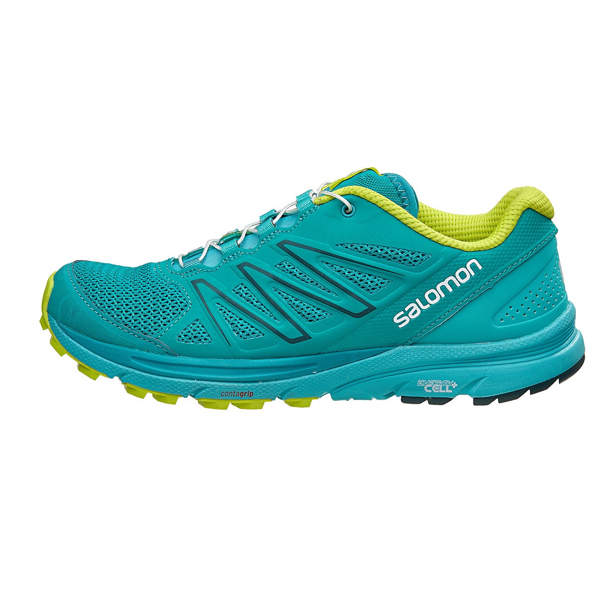 Salomon Sense Marin Women's Shoes Deep Peacock Blue 360° View Running