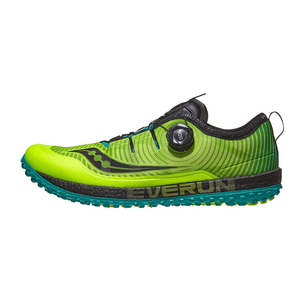 Saucony Switchback ISO Men's Shoes Citron/Black 360° View | Running ...