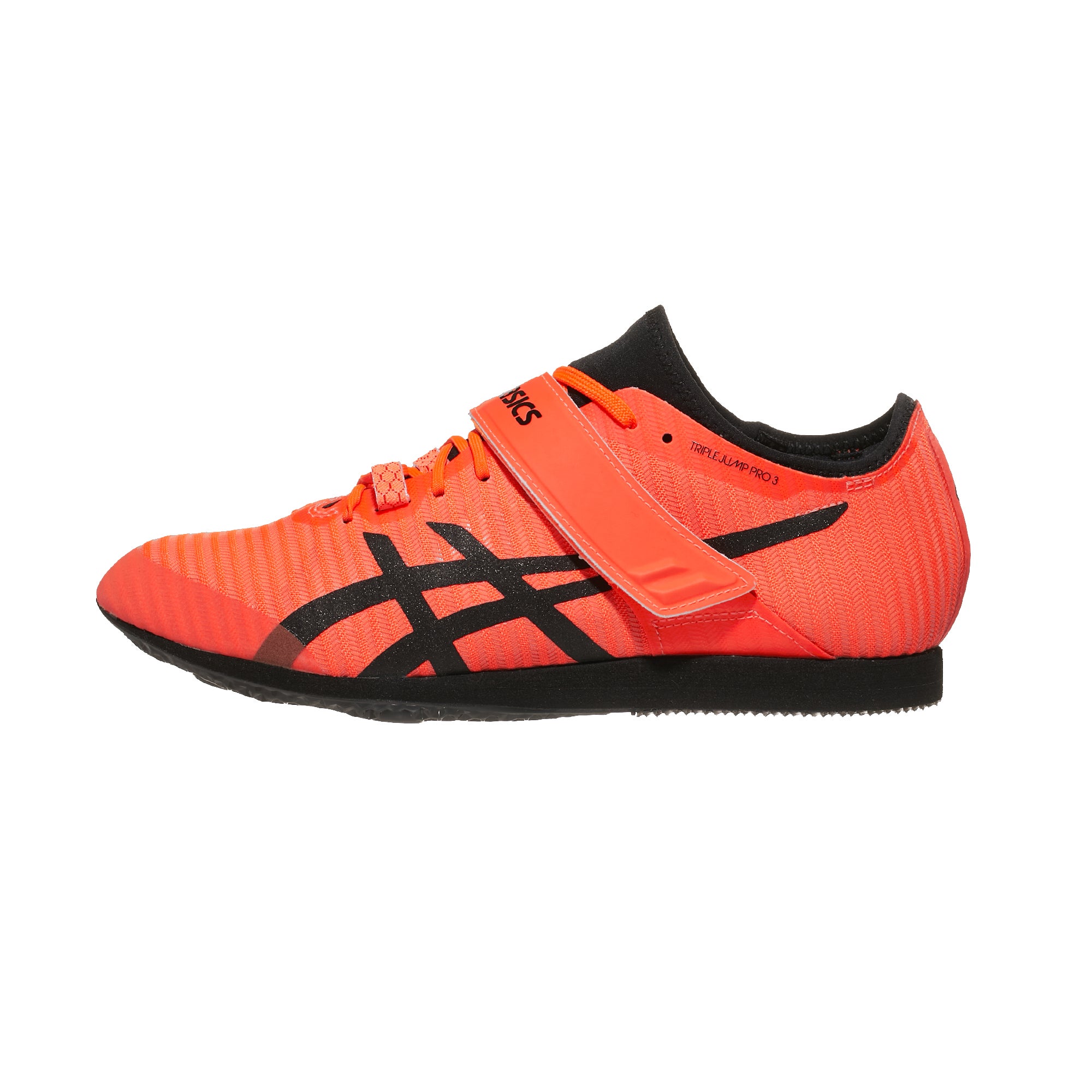 ASICS Triple Jump Pro 3 Spikes Unisex Sunrise Red/Blk 360° View