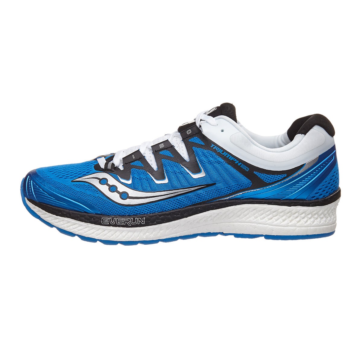 Saucony Triumph ISO 4 Men's Shoes Blue/Black/White 360° View | Running ...