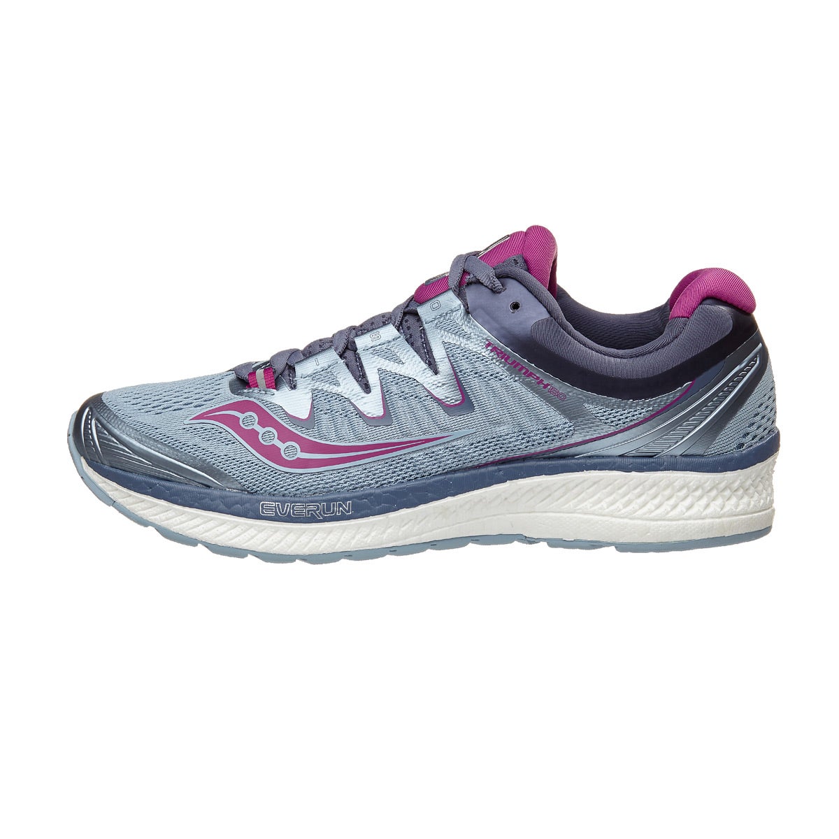 Saucony Triumph ISO 4 Women's Shoes Fog/Grey/Purple 360° View | Running ...