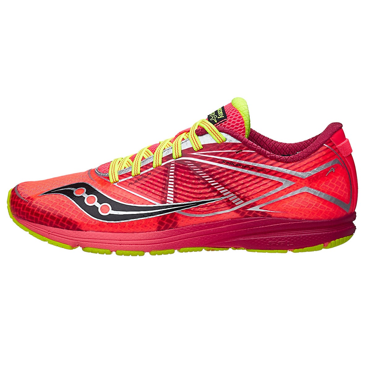 Saucony Type A Women's Shoes ViZiPRO Coral/Citron 360° View | Running ...