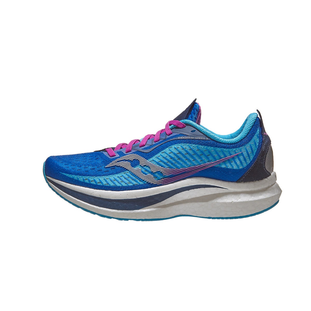 Saucony Endorphin Speed 2 Women's Shoes Royal/Blaze 360° View | Running ...