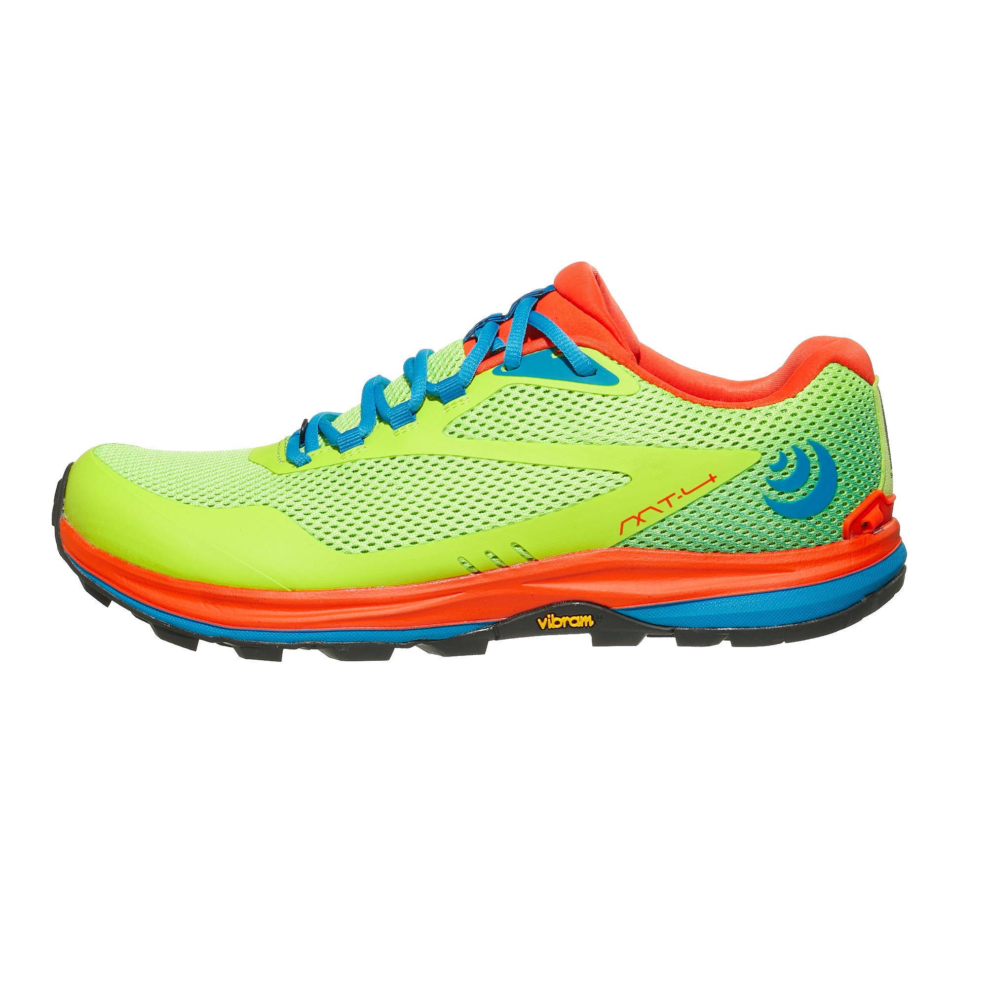 Topo Athletic MT-4 Men's Shoes Electric/Orange 360° View - Tennis Warehouse