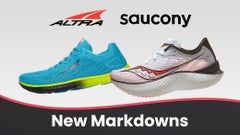 Up to 40% Off Select Saucony & Altra Shoes