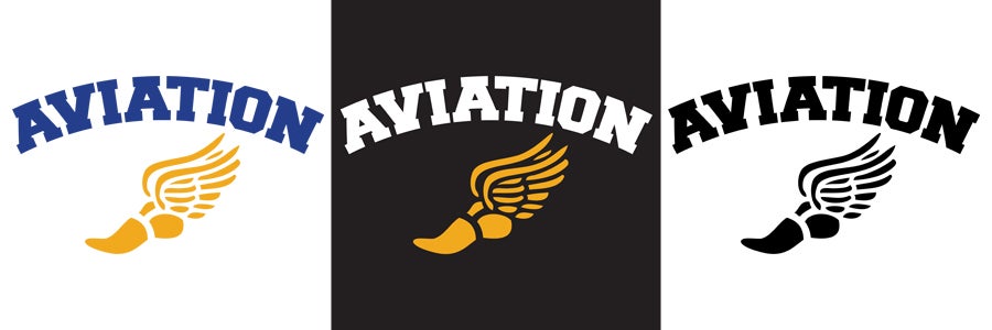 Aviation Screenprint Design Example