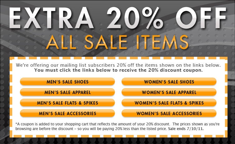 Extra 20% Off All Sale Items