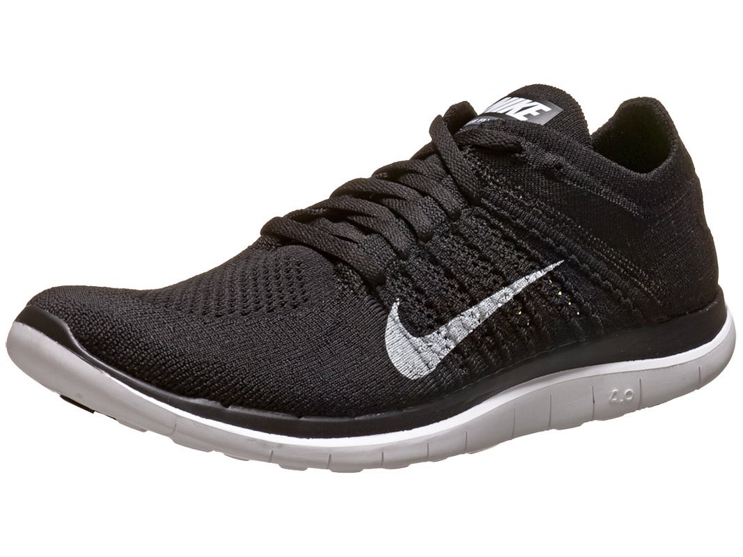 Nike Free 4.0 Flyknit Men's Shoes Black/Grey/White