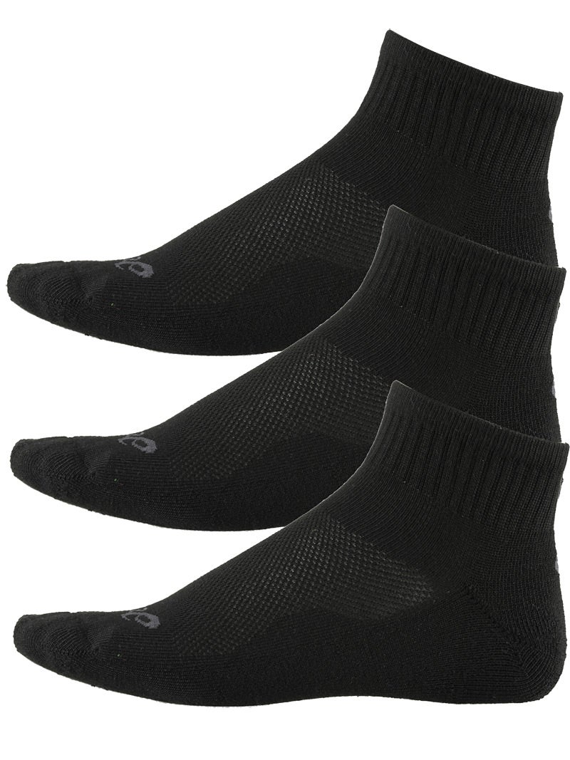 ASICS Cushion Quarter Socks 3-Pack | Running Warehouse