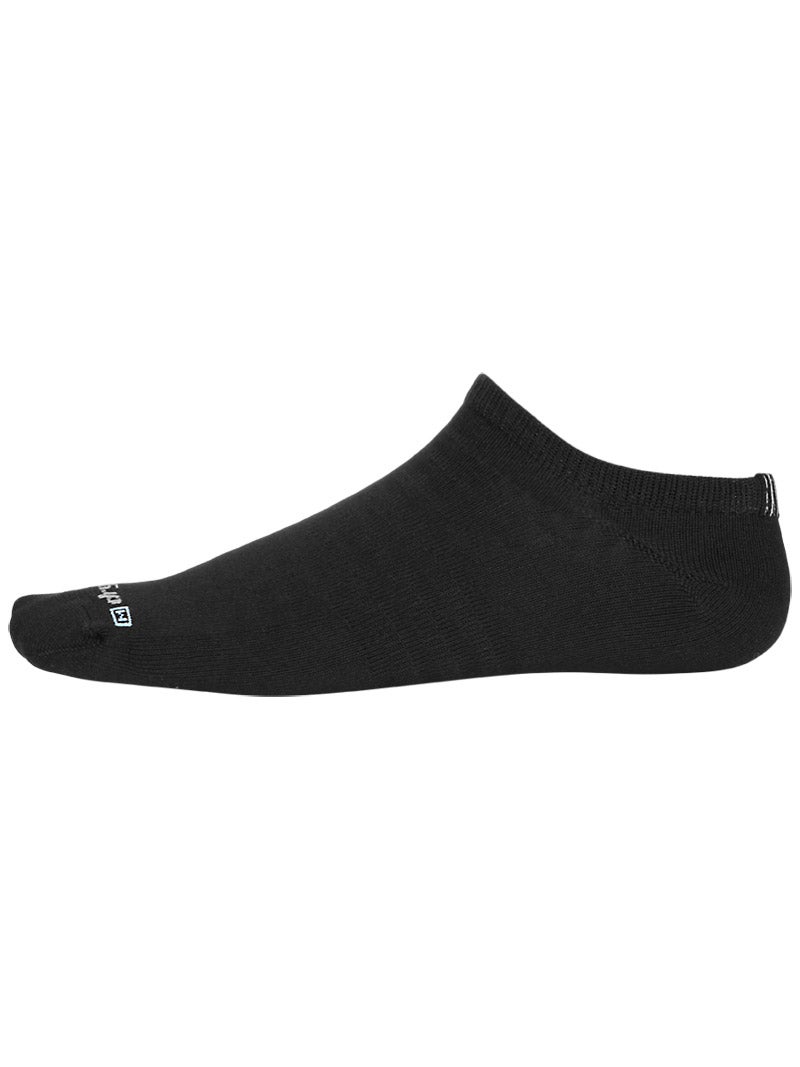 Drymax Hyper Thin Running No Show Socks BK/WH Running Warehouse