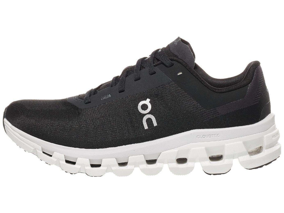 On Cloudflow 4 Men's Shoes Black/White | Running Warehouse