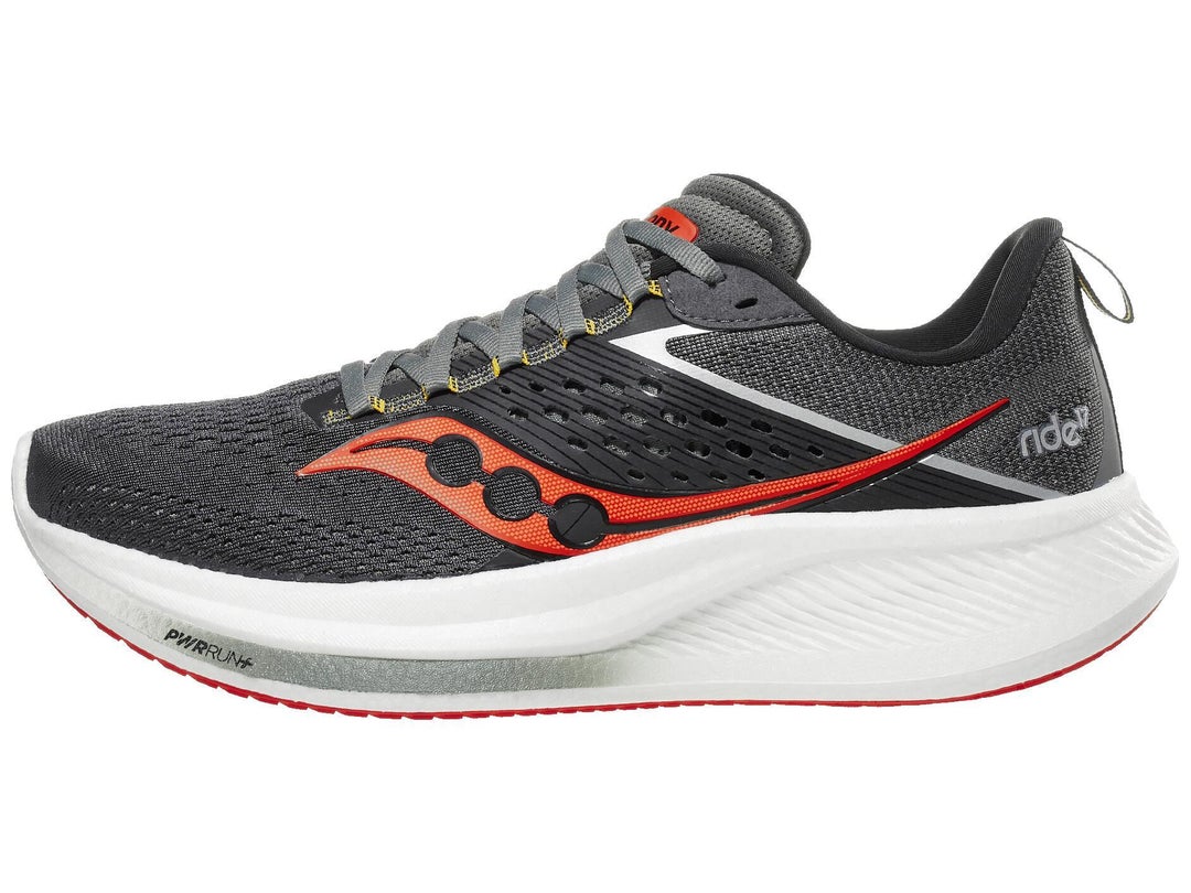 Saucony Ride 17 Men's Shoes Shadow/Pepper | Running Warehouse