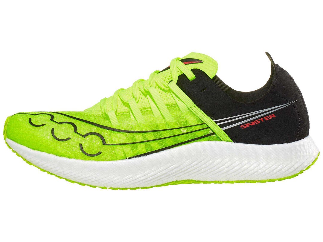 Saucony Sinister Women's Shoes Citron/Black | Running Warehouse