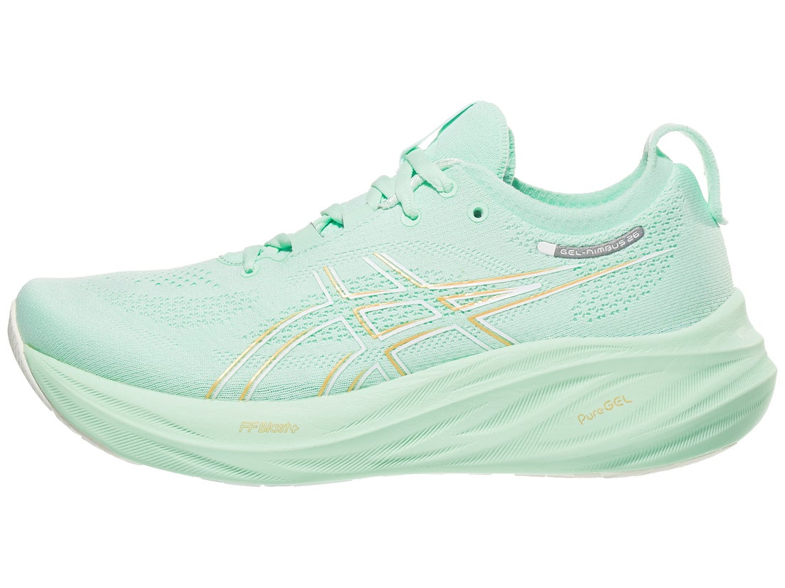 Asics Gel Nimbus 26 Womens Shoes Mint Tintpale Mint Running Warehouse