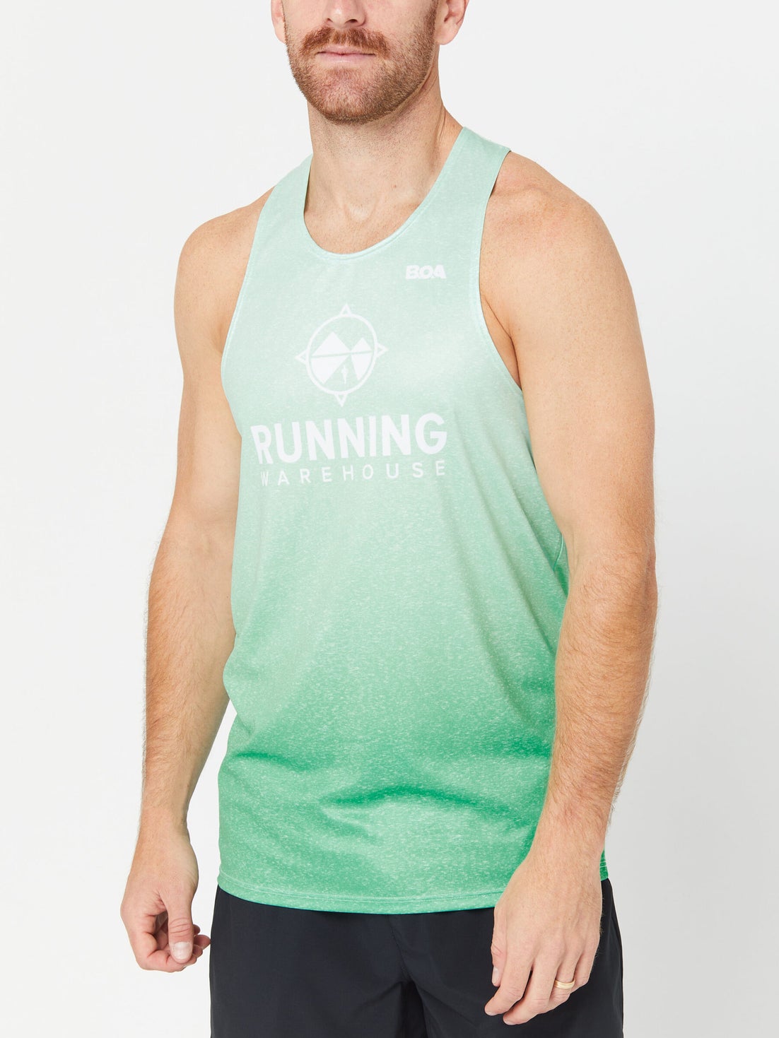 BOA Men's Running Warehouse Singlet Running Warehouse