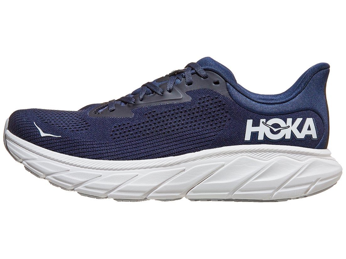 HOKA Arahi 7 Men's Shoes Outer Space/White | Running Warehouse