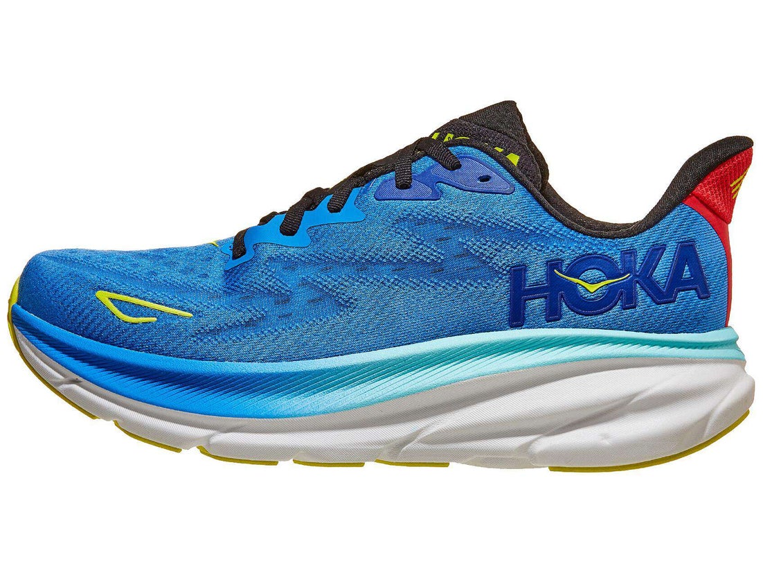 HOKA Clifton 9 Men's Shoes Virtual Blue/Cerise | Running Warehouse