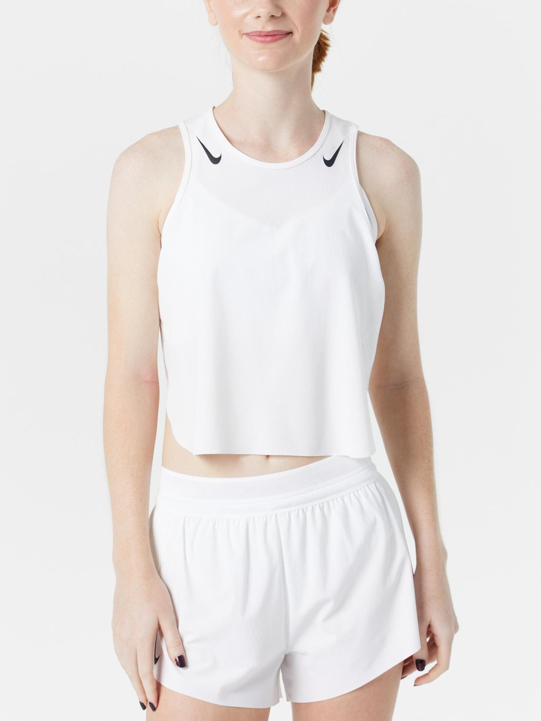 Nike Womens Aeroswift Dri Fit Adv Crop Tank Running Warehouse