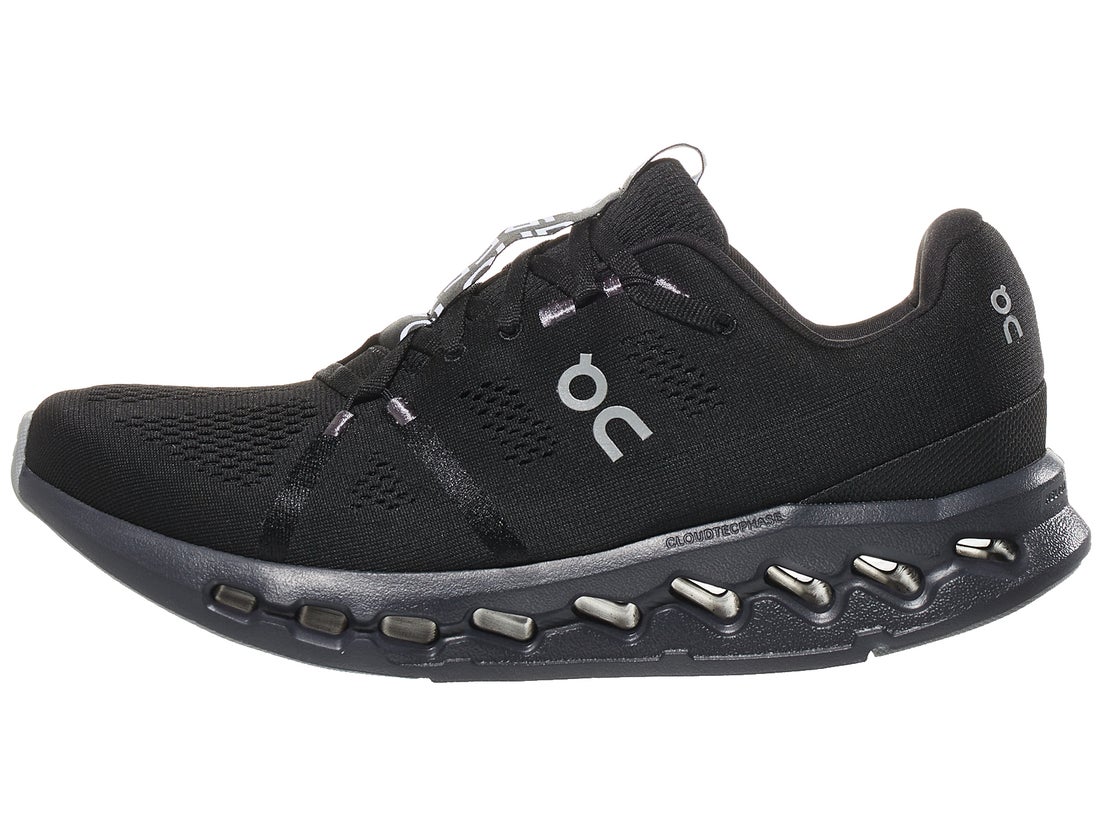 On Cloudsurfer Men's Shoes All Black Running Warehouse