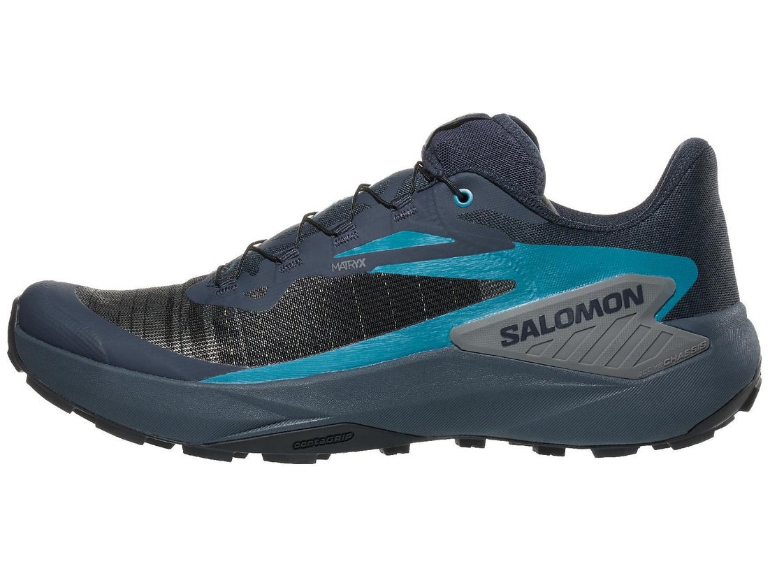 Salomon Genesis Men's Shoes Carbon/Tahitian Tide/Shade | Running Warehouse