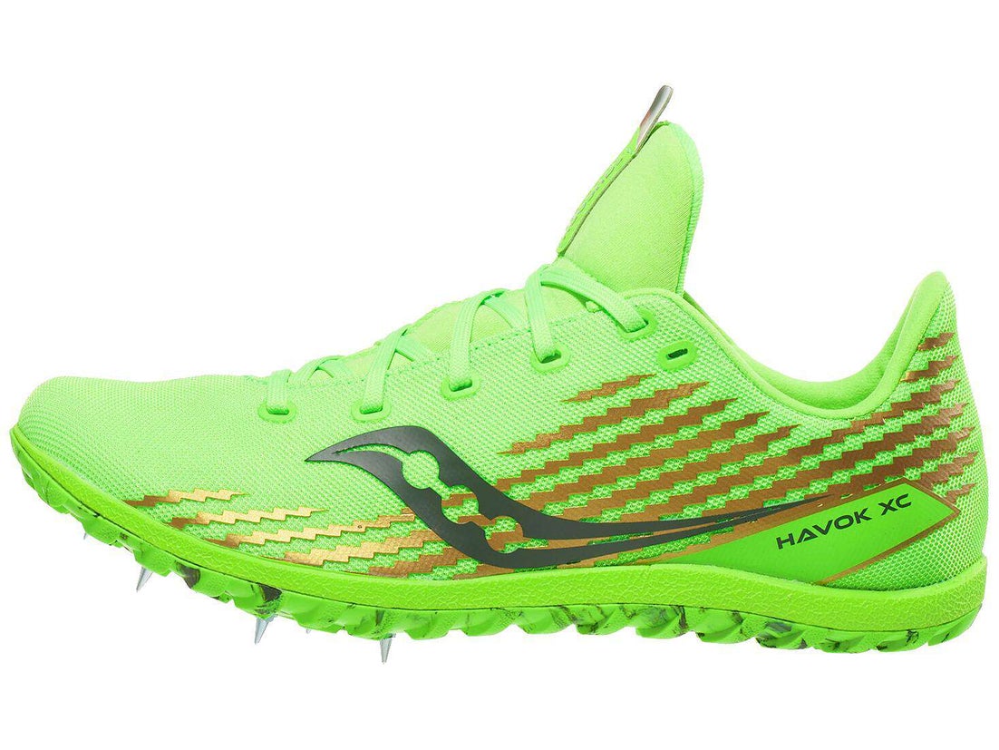 Saucony Havok XC3 Spikes Women's Slime Running Warehouse