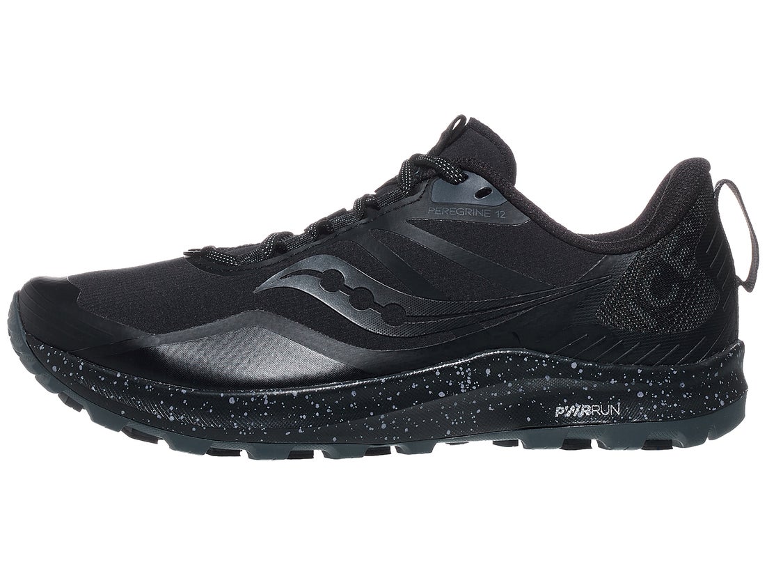 Saucony Peregrine ICE+ 3 Men's Shoes Black/Shadow Running Warehouse