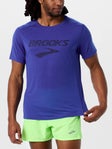 Brooks Men's Brooks Logo Distance Short Sleeve 3.0