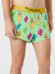 ChicknLegs Men's Green Llamas 2" Split Shorts