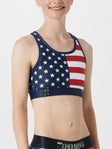 ChicknLegs USA Flag Sports Pocket Bra
