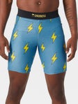 ChicknLegs Men's Blue Bolts 8" Half Tight