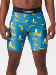 ChicknLegs Men's Blue Bananas 8" Half Tight