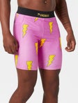 ChicknLegs Men's Pink Bolts 8" Half Tight