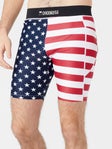 ChicknLegs Men's USA Flag 8" Half Tight