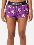ChicknLegs Women's Choccy Cows 1.5" Split Shorts