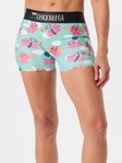ChicknLegs Women's Flying Pigs 3" Compression Shorts