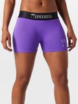 ChicknLegs Women's Purple 3" Compression Shorts