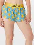 ChicknLegs Women's Rubber Ducky 1.5" Split Shorts