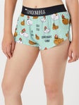 ChicknLegs Women's Swaggy Chickns 1.5" Split Shorts