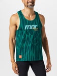 rnnr Men's All Out Singlet Drippy Cheetah Teal