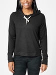 Vuori Women's Halo Essential Hoodie Salt Heather