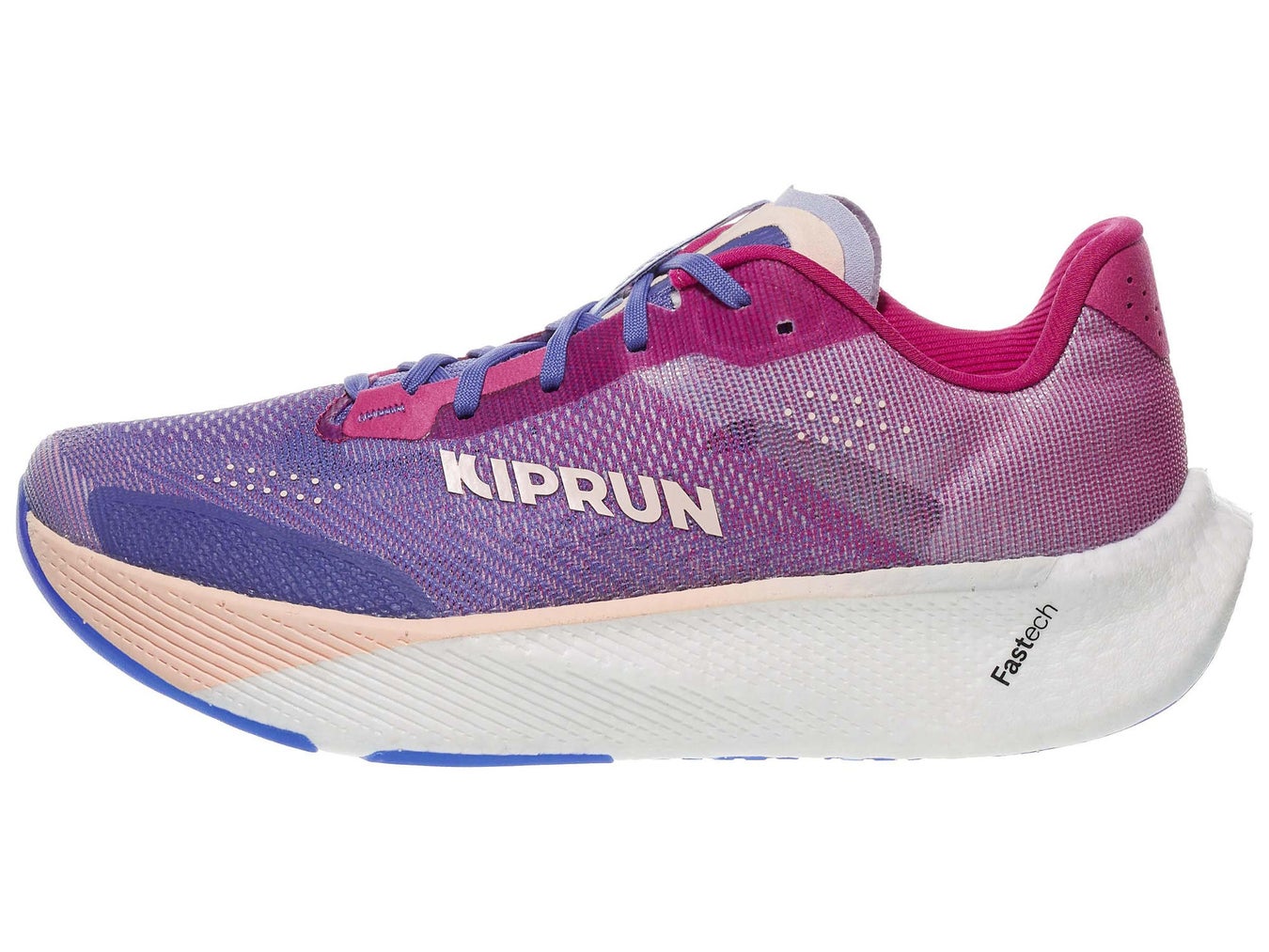 Women's fuscia and cream colored Kipride running shoe