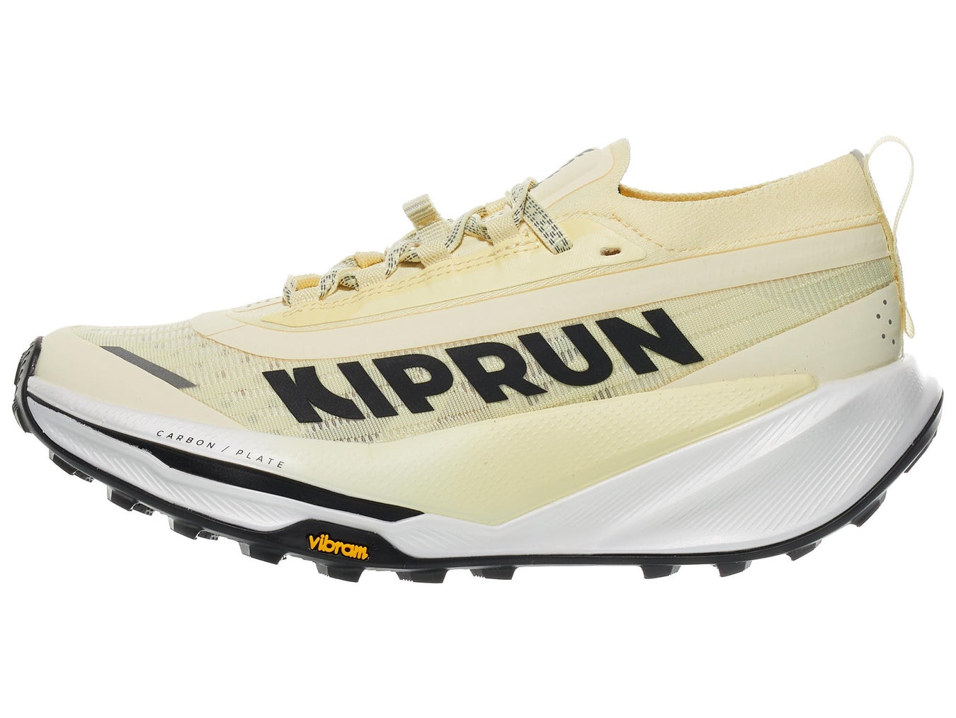 Women's Kipsummit Race in a yellow colorway with black lettering and outsole