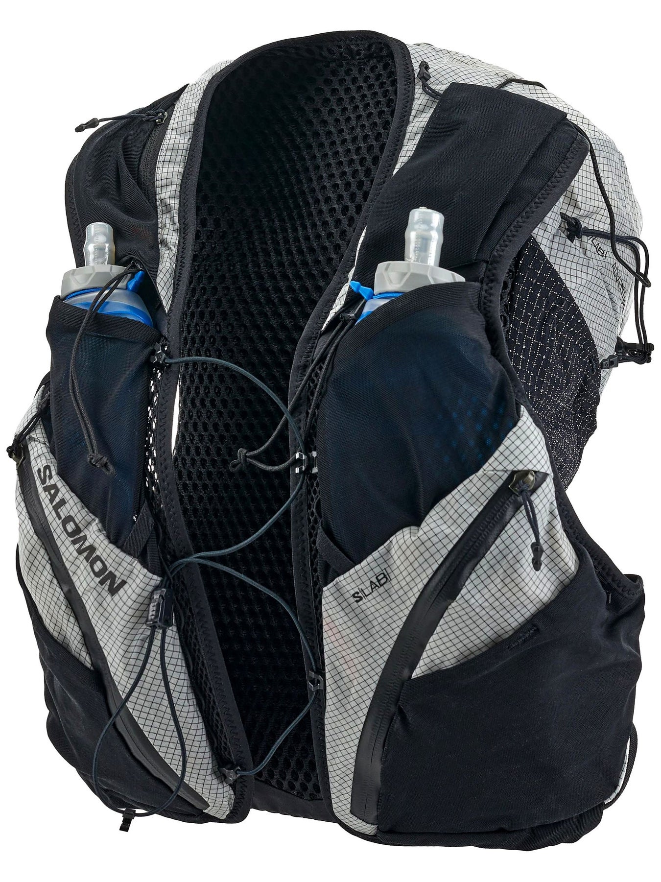 Front view of Salomon S/Lab Adventure 20 Set Pack in black color