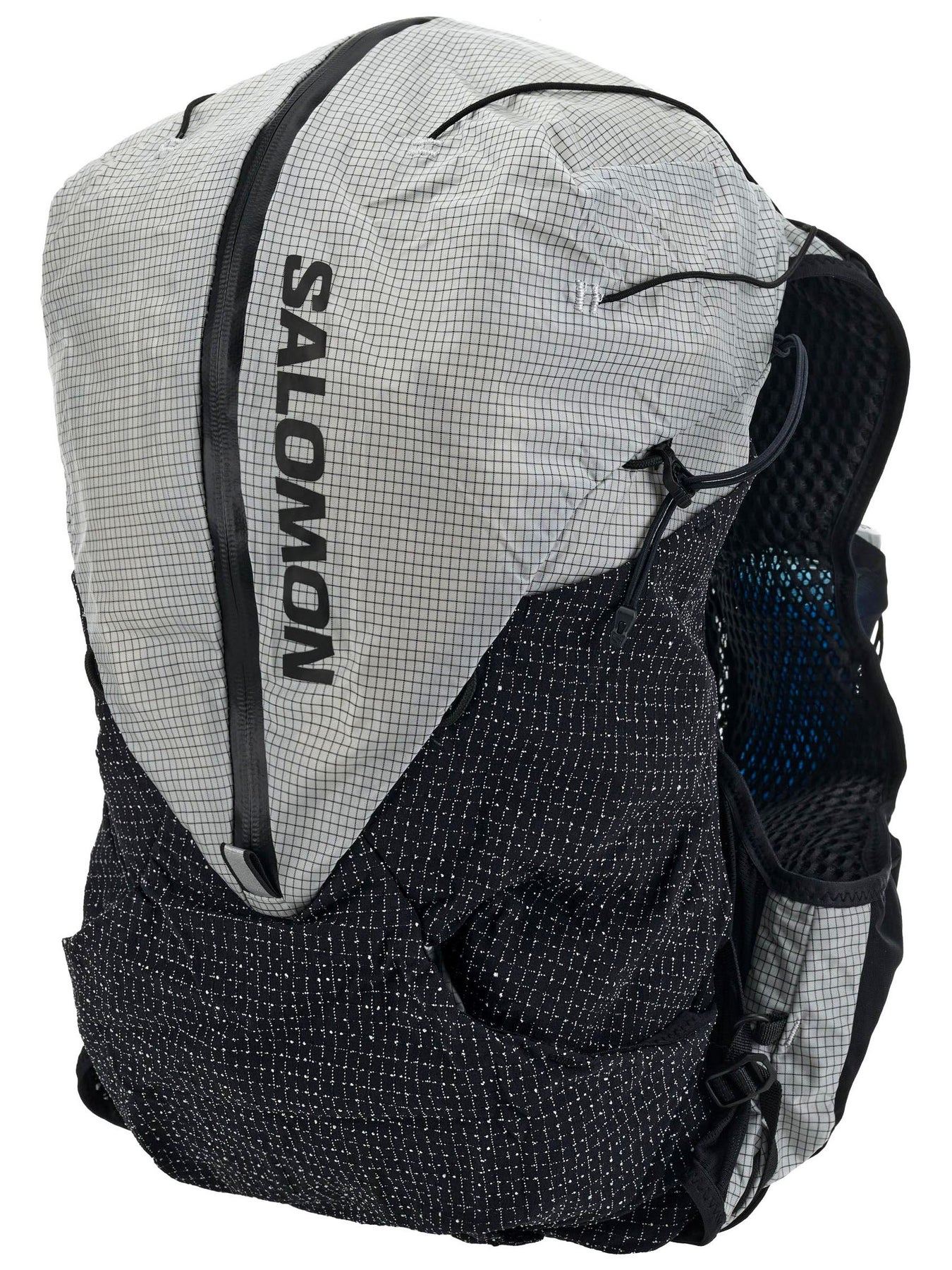 Back view of Salomon S/Lab Adventure 20 Set Pack in black color