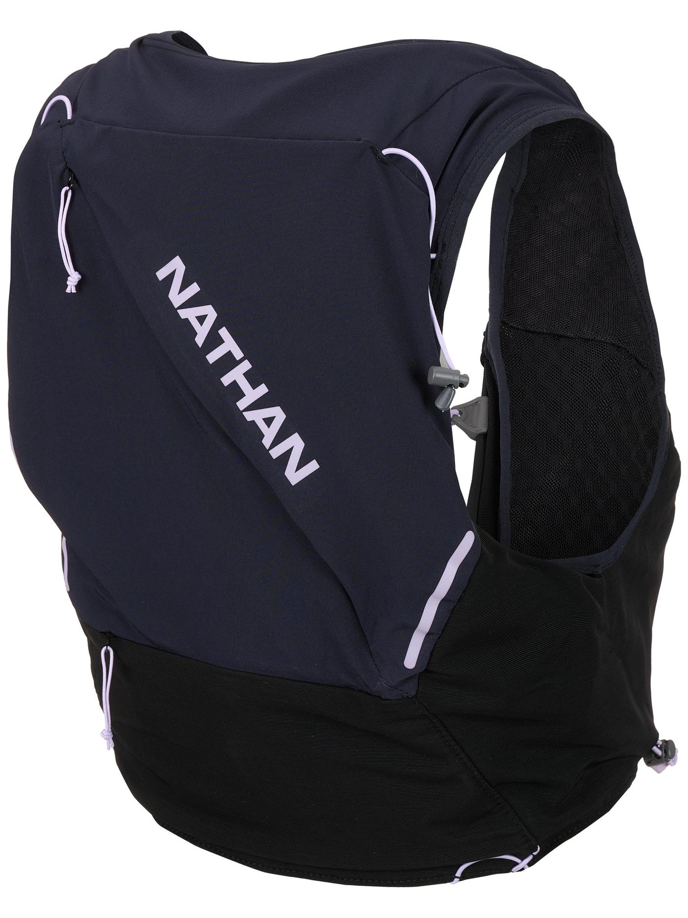 Back view of Nathan Women's Pinnacle vest in green color